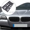 2 Pieces EU Car Plate Frame Decorative High Performance with Screws Black Replacement Accessories