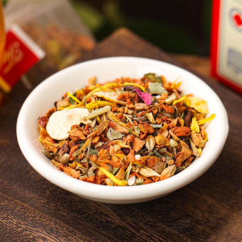 100 г очищающий влажный чай травяной чай Байюньшань Гу Фан Ши Ча органический травяной чай — фото 4