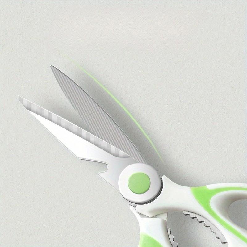 1 Pc Stainless Steel Kitchen Scissors, Food Scissors, Sturdy Chicken Bone Scissors, Versatile Sharp Meat Scissors, Household Scissors