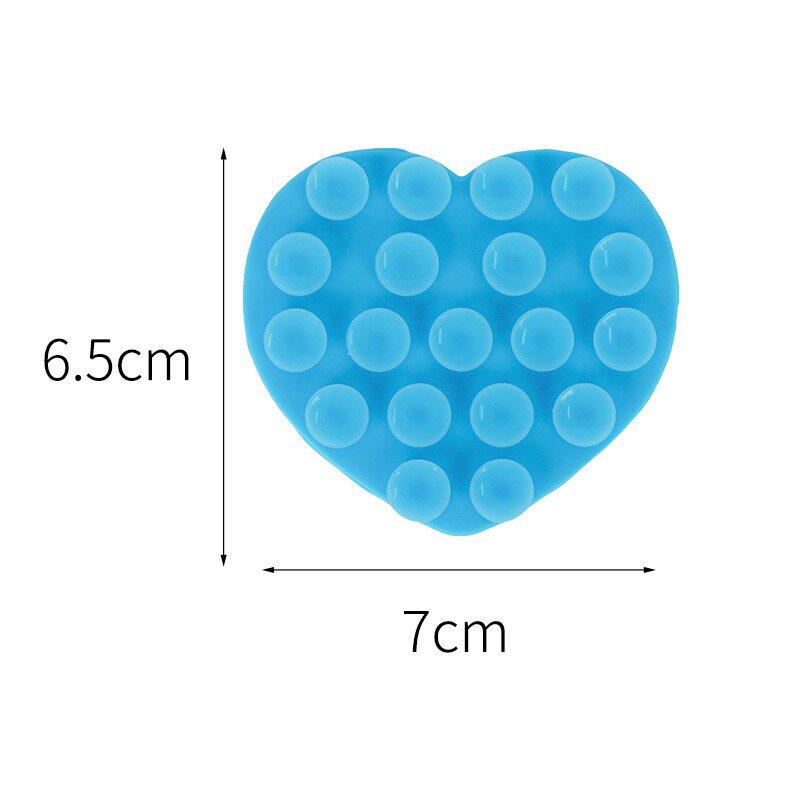 1Pc Backed Adhesive Sucker Pad For Fixed Pad Double Side Silicone Suction Pad For Mobile Phone Fixture Suction Cup