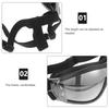 Pet Goggles Dog Eye Protection Outdoor Windproof Uv Resistant Lightweight Comfortable for Walking Running Transparent