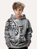 Kids Clothes Boys Hoodies Long Sleeve 3D Tigers Print Children Spring Fall Clothes Casual Outdoor Stylish Boy Girl Clothes Tops