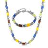 Jewelry Stainless Steel Bracelets  Necklaces for Women Trendy Versatile Accessories with Hematite  Resin Unique Style