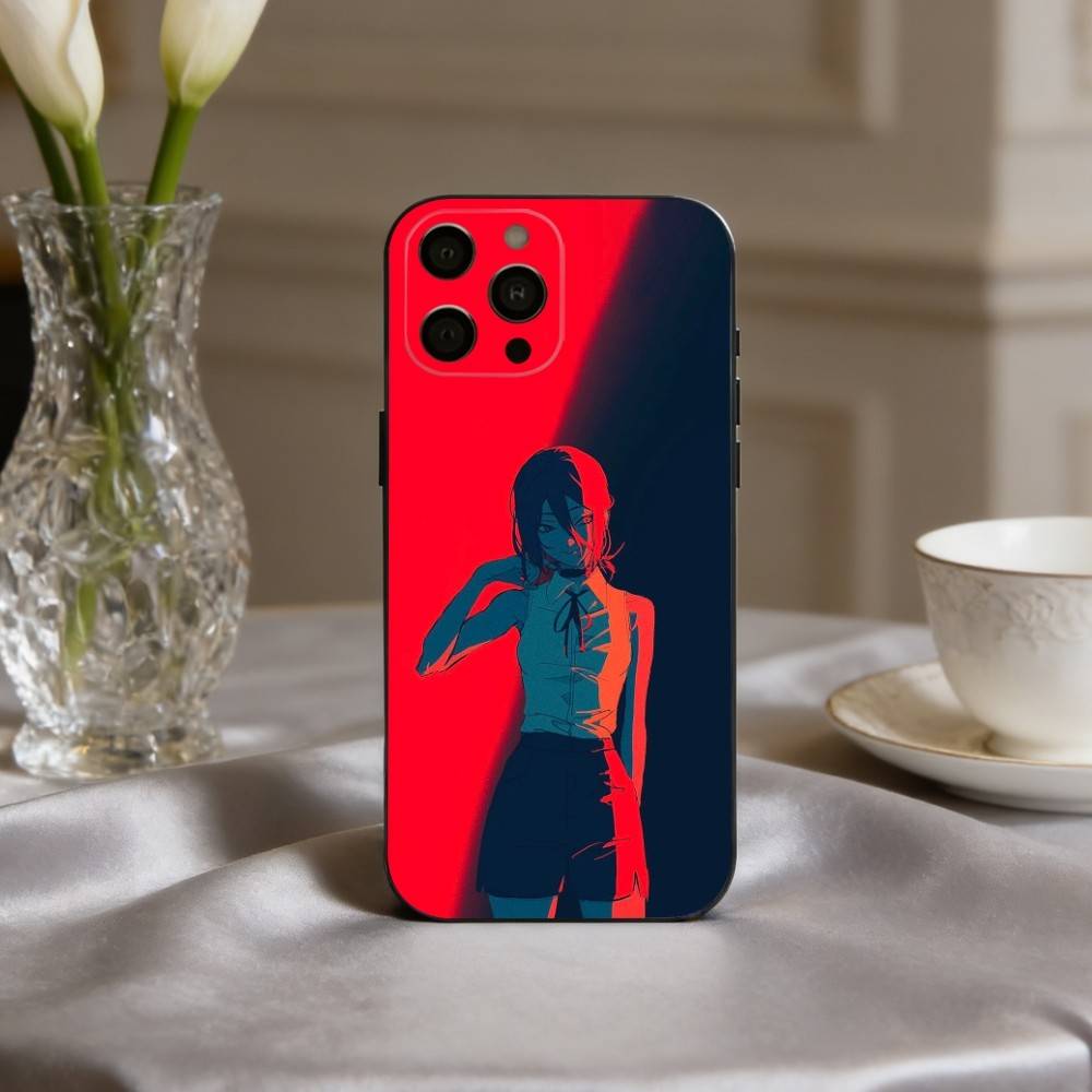

C-Chainsaw M-Man R-Reze Arc Phone Case For iPhone 17pro, 16,15,14,13,12,11 X XR Plus,Others Soft Black Cover iPhone13PROMAX