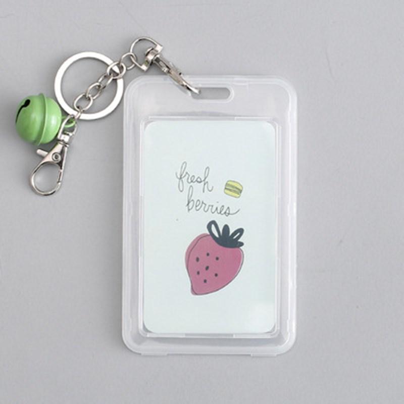 Cartoon Nette Bank Kreditkarte Halter Brieftasche Schutz Fall Männer Frauen Kinder Bus ID Karte Halter Tasche Identität Abzeichen Karte Abdeckung