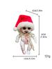hanging ghost doll, decorative art style, Halloween Christmas bar ghost courtyard , horror themed strange holiday decoration.