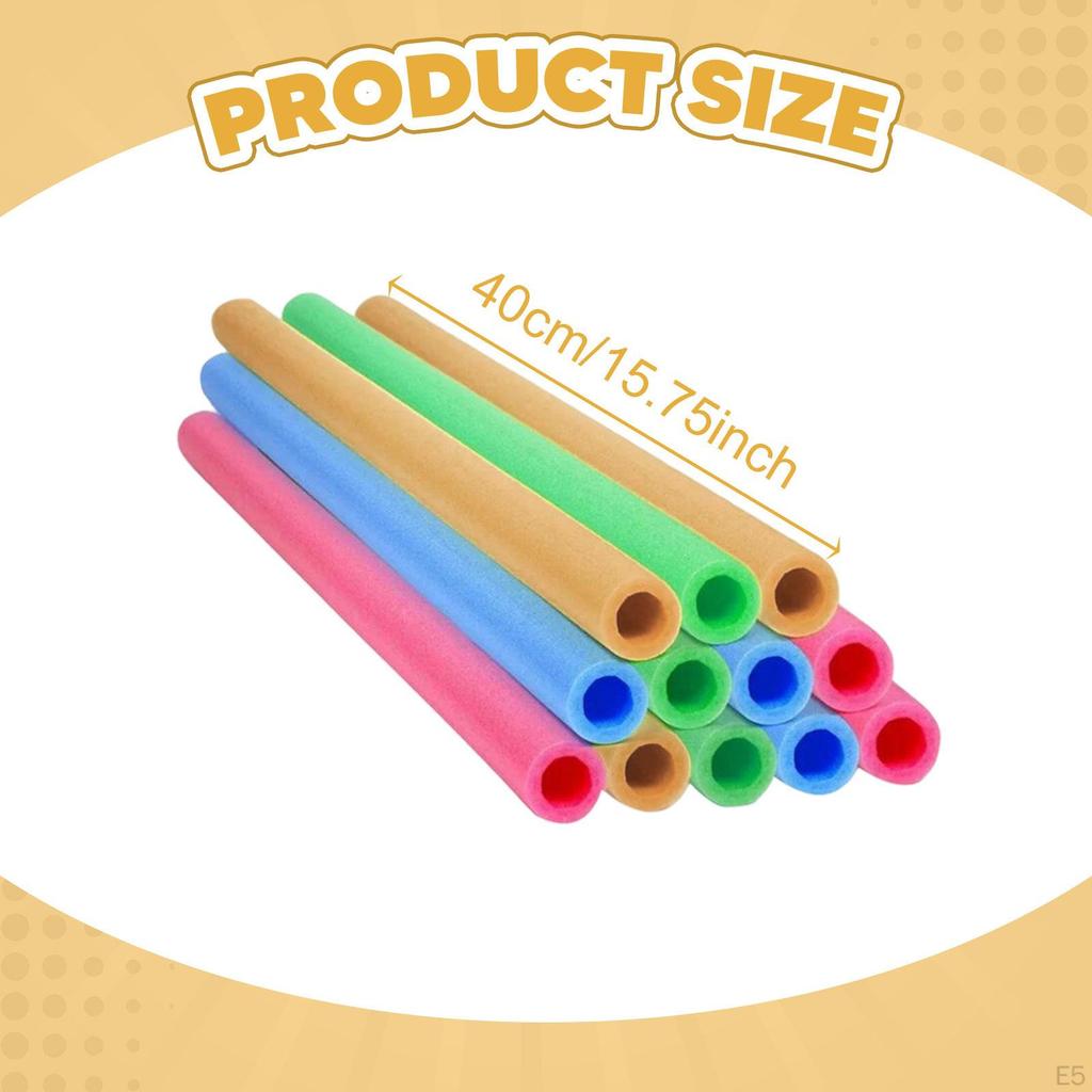 12 Schaumstoffhüllen für Trampolinstangen, Leichte Polsterung und Gartenzubehör