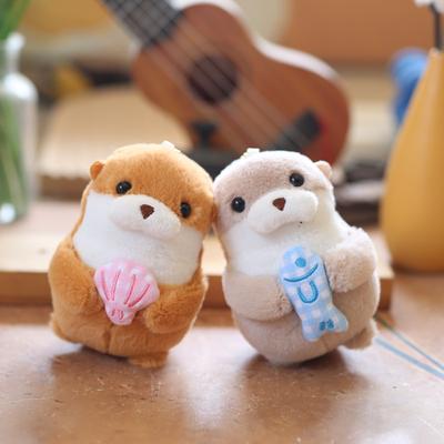 Cute Cute Little Sea Otter Pendant Plush Toy Doll Small Seal Bag Hanging Keychain Doll Doll