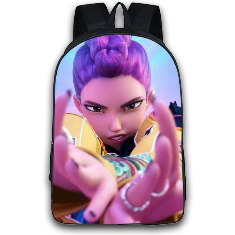 Kpop Demon Hunters Backpack Boys Girls Zoey Mira Rumi Bookbag Knapsack Schoolbag Rucksack Travel Backpacks Birthday Gifts