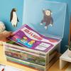 Transparent Desktop Book Organizer and Stand for Office or Student Use