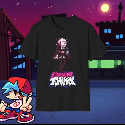 T-shirt Unisexe Doux Sarvente Sarv Fnf Friday Night Funkin Mid Fight Masses