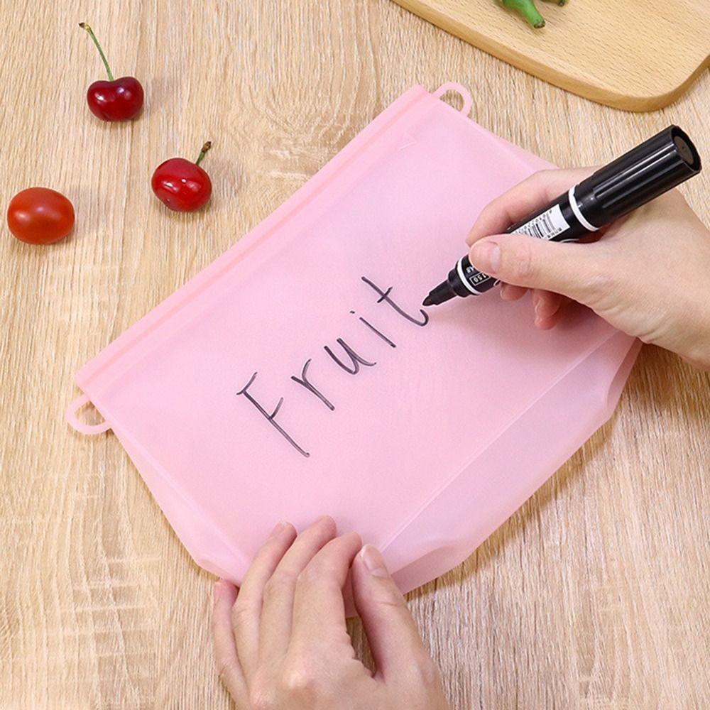 500/1000/1500ml Food Storage Container Microwave Dishwasher Safe Kitchen Fresh Bag  Cereal