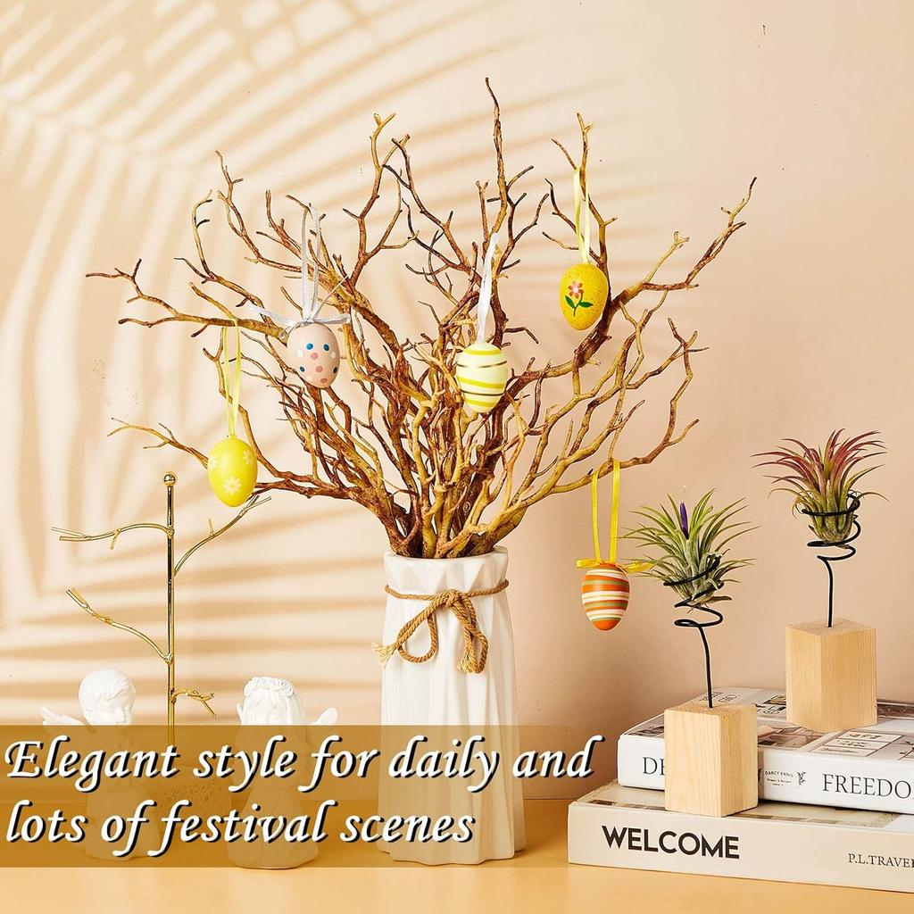 8 Pieces Dried Tree Branches Artificial Antler Branch Manzanita Branches Plastic Tree Branches for Decoration for Christmas Party Various Festivals