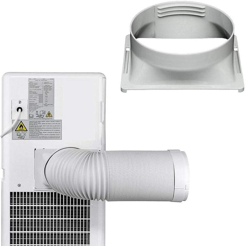 Interfaccia Tubo di Scarico Condizionatore d'Aria, Connettore Adattatore Corpo Condizionatore Portatile Domestico Mobile, Quadrato 15cm