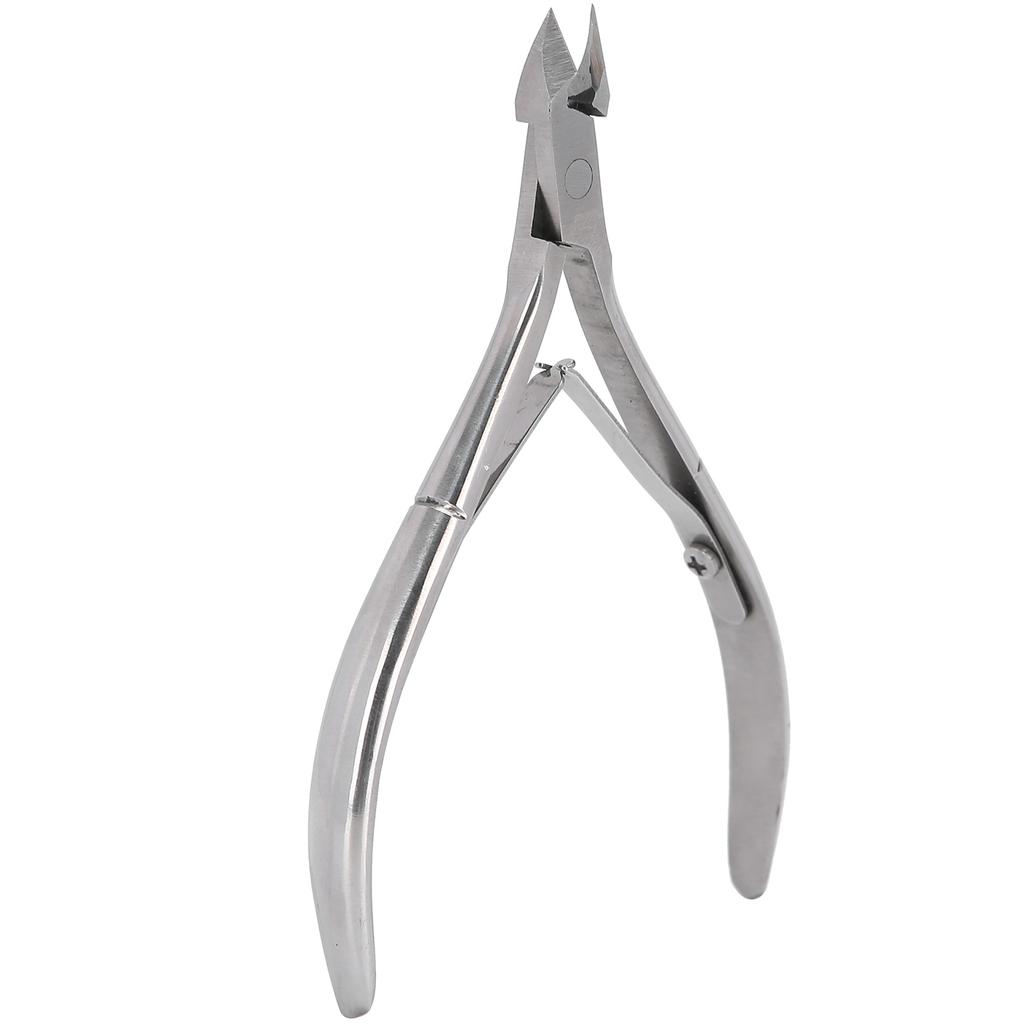 Nail Cuticle Nippers Stainless Steel Dead Skin Scissors Pliers Pedicure Manicure ToolSilver