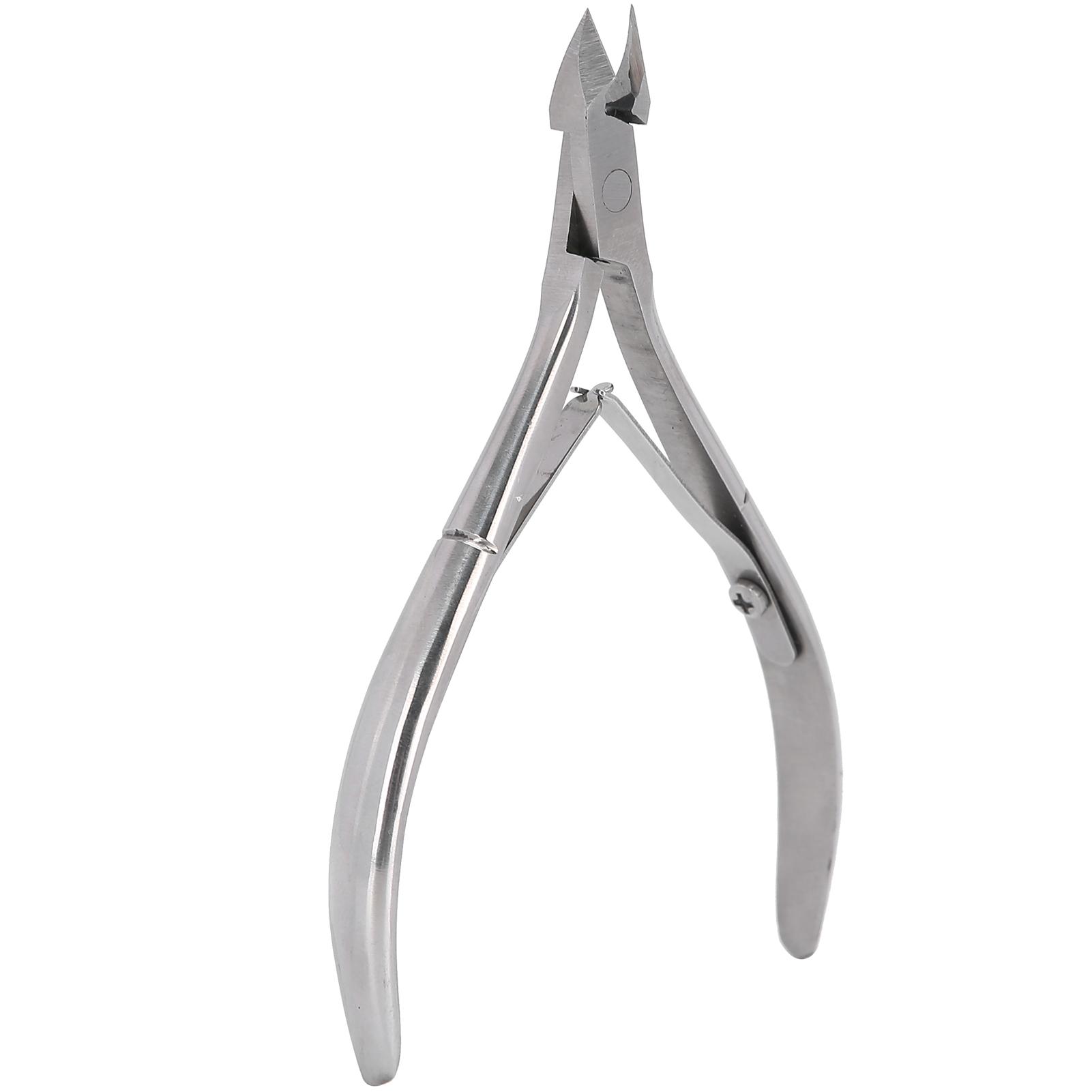 

Кусачки для кутикулы из нержавеющей стали, ножницы для удаления омертвевшей кожи, плоскогубцы, инструмент для педикюра и маникюра, серебристые серебряный