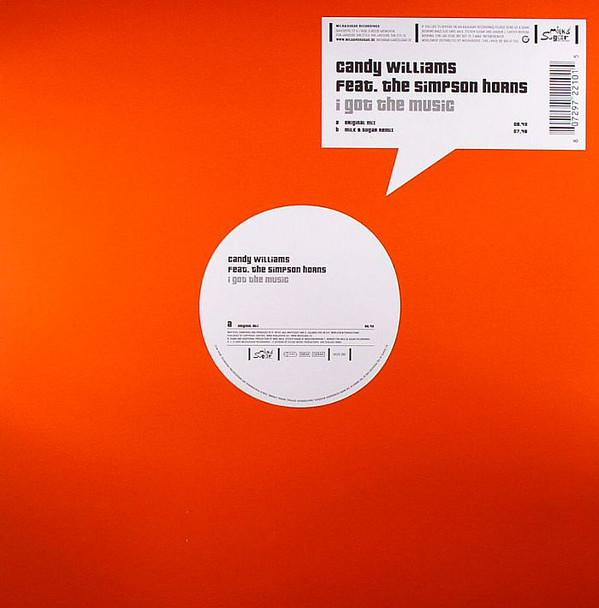 

12-дюймовая пластинка CANDY WILLIAMS I Got The Music MSR090 Молочный Сахар Re 2005 Германия Танцевальная Электроника Б/у