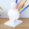 Julius Caesar Statue Pen Holder Decorative Desktop Pen Holder Resin Pen Holder Organizer Pen and Pencil Holder for Teachers Gift