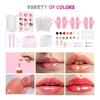 Handcraft Lip Gloss Kits Set with Accessories for Girl and Tweens Moisturizing Glitters Lip Kits for Creative Project