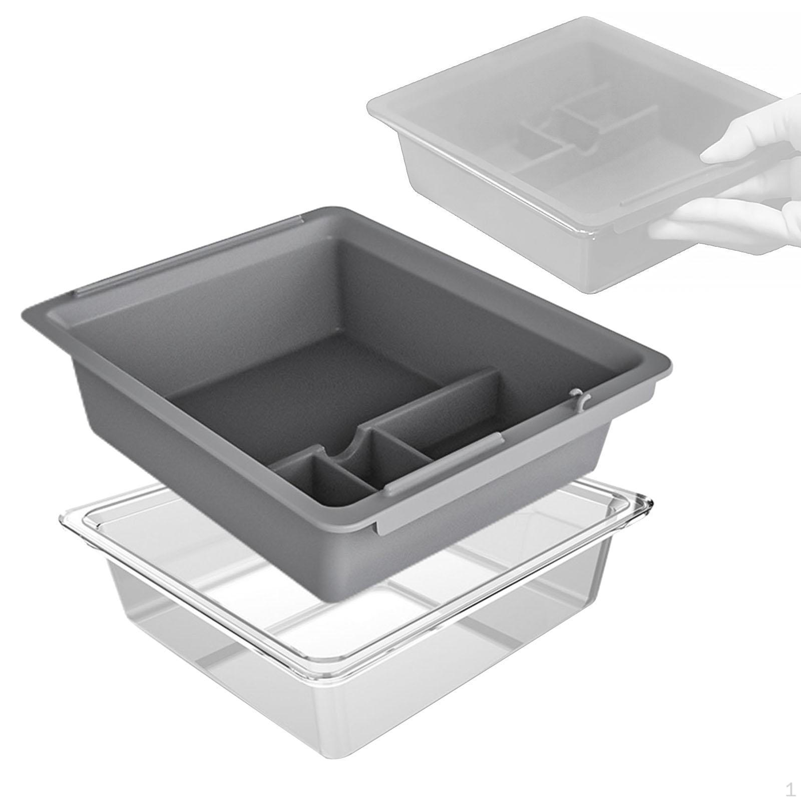 

Автомобильный органайзер для центральной консоли, лоток для хранения, красочный сменный противоскользящий прочный подлокотник серый