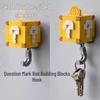 Super Mario Question Block Key Hook Ornament MOC Building Blocks Assembly Gift