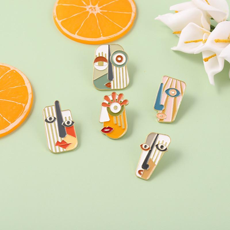 Brooches Artistic Geometric In Alloy Material For Trendsetting Accessories Fashion