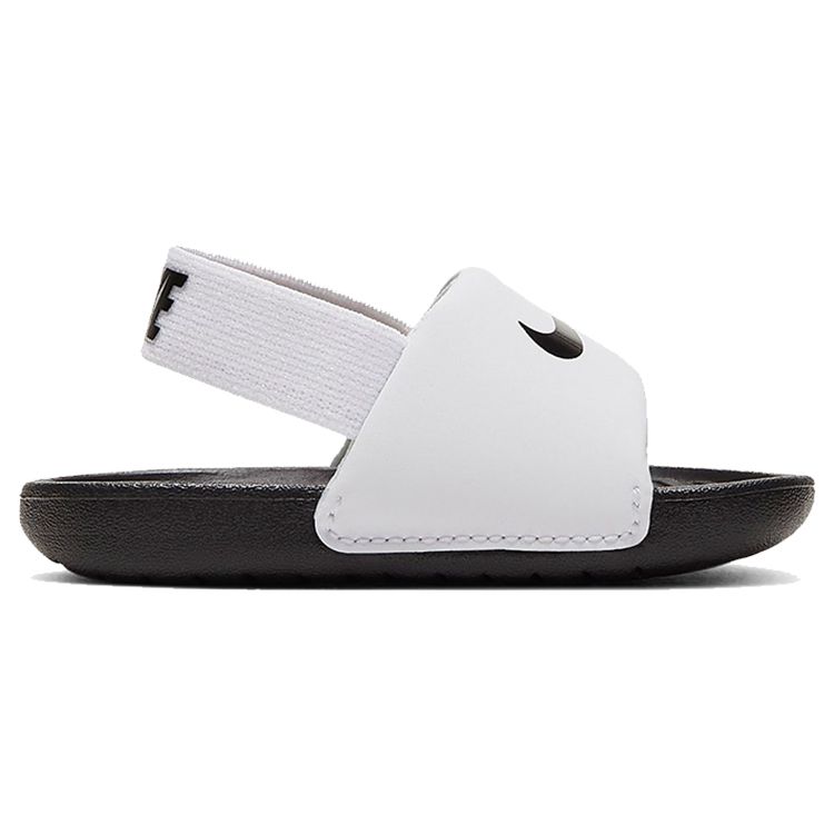 Nike Kawa Slide TD White Baby Sneakers Black BV1094-100