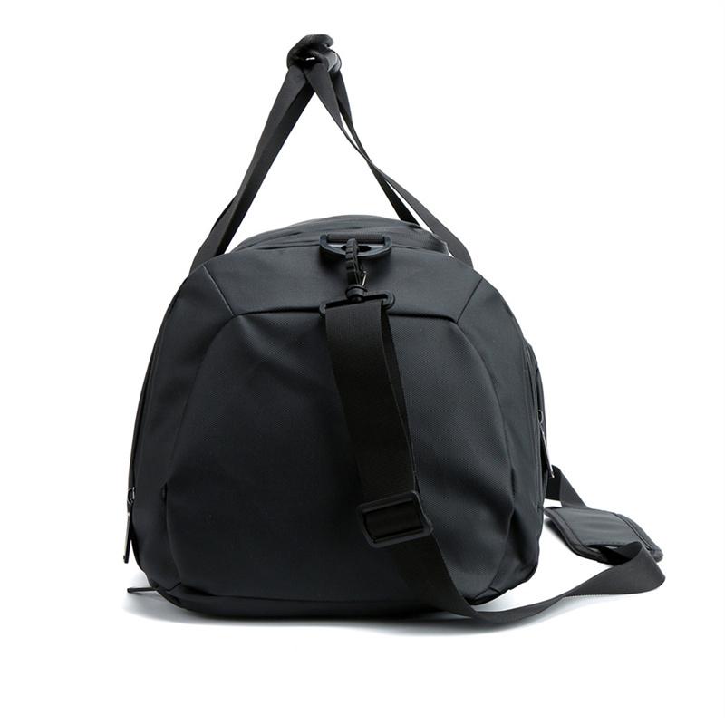 Bolsa de viagem de grande capacidade pode ser equipada com uma mala de separação seca e molhada, mochila de um ombro ou transversal