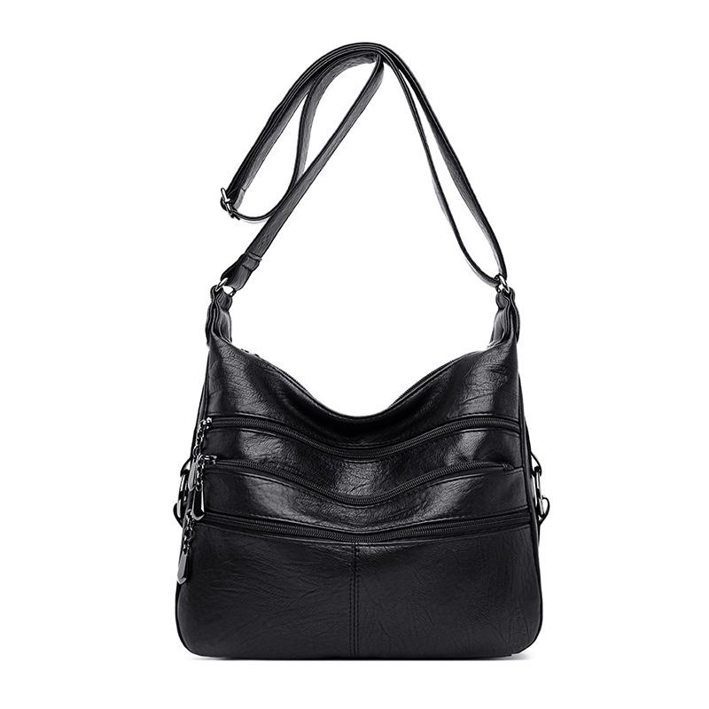 Genuine Brand Leather Lage Capacity Shoulder