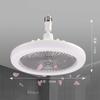 3In1 30w Ceiling Fan with Lighting Lamp Rotatable E27 Converter Base with Remote Control for Bedroom Living Home Silent AC85-265