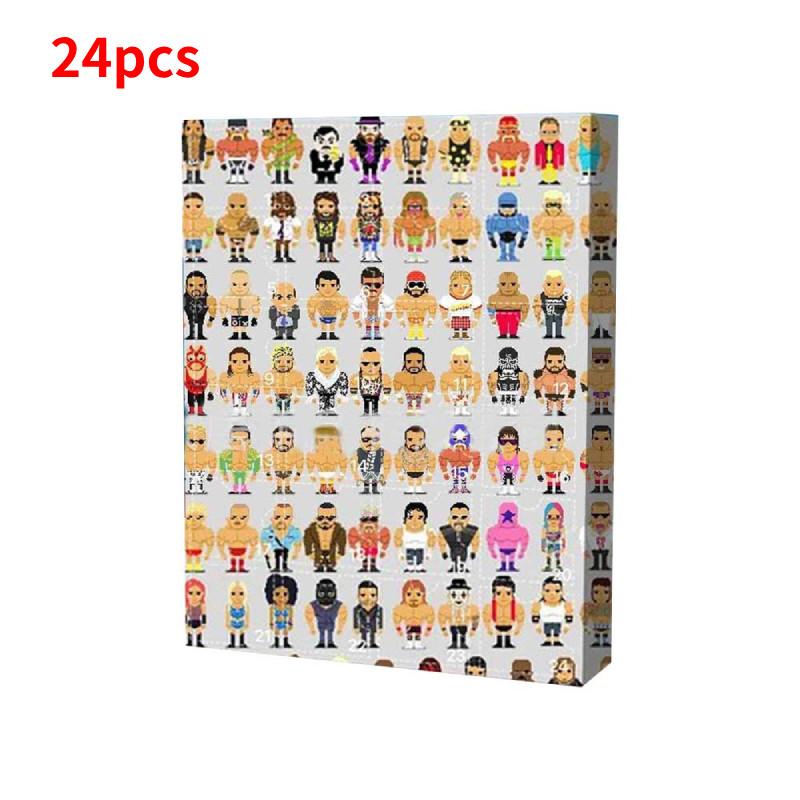 

2024 Wwe Advent Calendar Festive Gift Box With Acrylic Design For Christmas Countdown