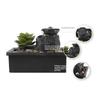 Battery/Plugged in Water Fountain Circulating Water Flow Waterfall Decoration  Office Ornaments