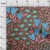 oneOone Cotton Flex Dark Teal Green Fabric Leaves & Floral Quilting Supplies Print Sewing Fabric By The Yard 40 Inch