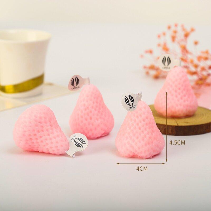 

Strawberry Aromatherapy Candle Birthday Gift Souvenir Small Gift Bedroom Desktop Decoration Small Ornaments Ins Style Cute