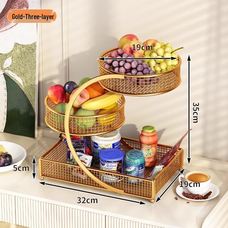 Multi-tier Fruit and Snack Plate