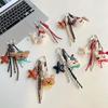 Delightful Plush Bear Bag Charm Cartoon Keychains For Women and Girls Stylish Bag Pendant Cute Car Accessories Decors