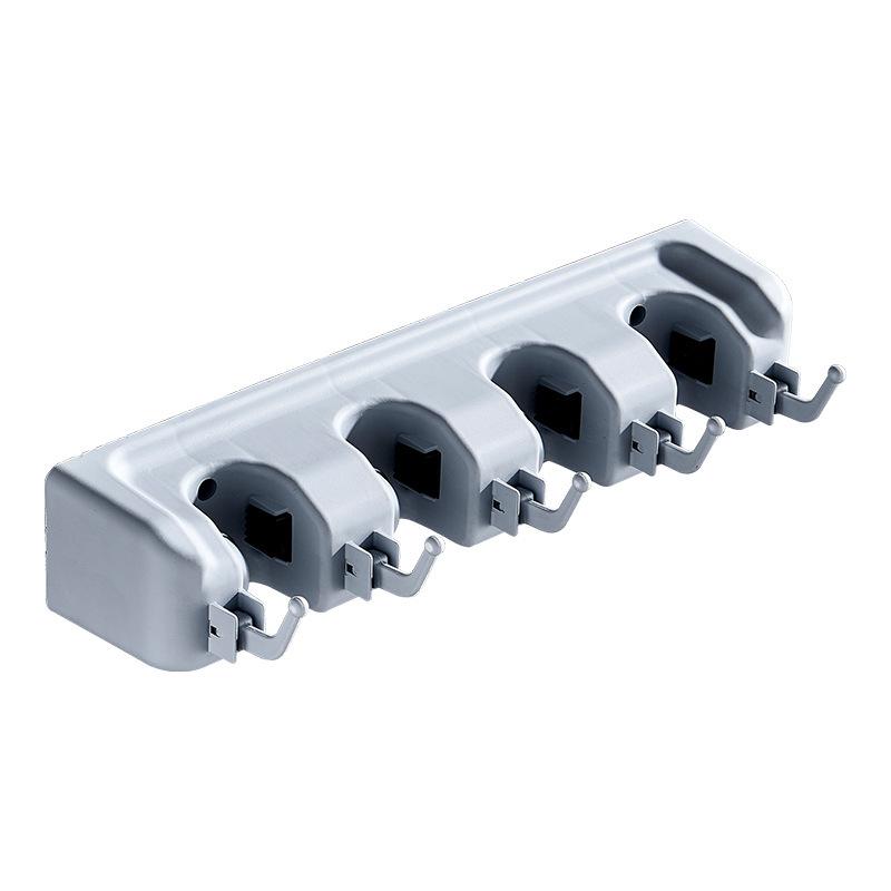 Premium Magic Mop & Broom Holder - Bathroom Storage Solution