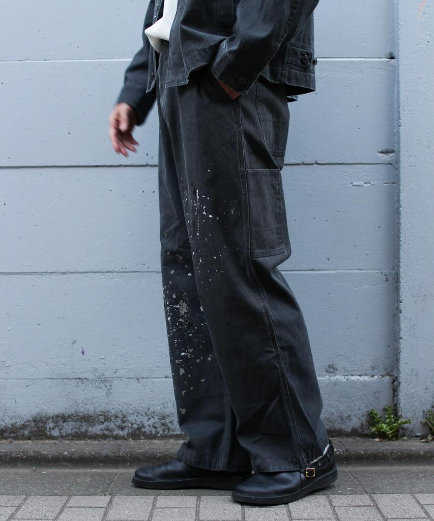 Snow Peak Sulfur Dyed Fade Painted Pants Long Size S PT-26SU005 - Pants, Pants, Men's & Women's, CHARCOAL,