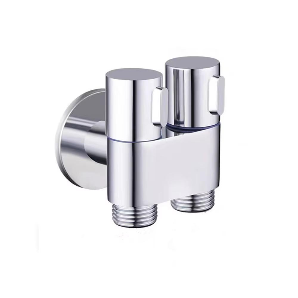 Dual Outlet Angle Valve Toilet Cleaning Sprayer Set Portable Cold Water Bidet Handheld Bathroom Accessories Anna Shower