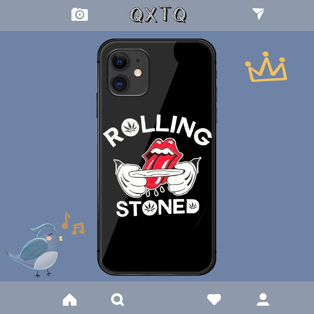 Capa de Banda de Hard Rock Rolling Stones Para iPhone Samsung Galaxy Redmi Note S 17 16 15 14 13 20 24 25 54 Pro Max Ultra Fe Capa de Vidro Temperado