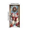 Cross-Border JIT Christmas Door Hanging Tapestry: Festive Decoration for Party and Room