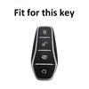 Styling Mouldings Alloy Leather Car Smart Remote Key Case Cover Emblem Accessories For BYD Song Pro Tang Dmi QIn PLUS MAX Yuan E
