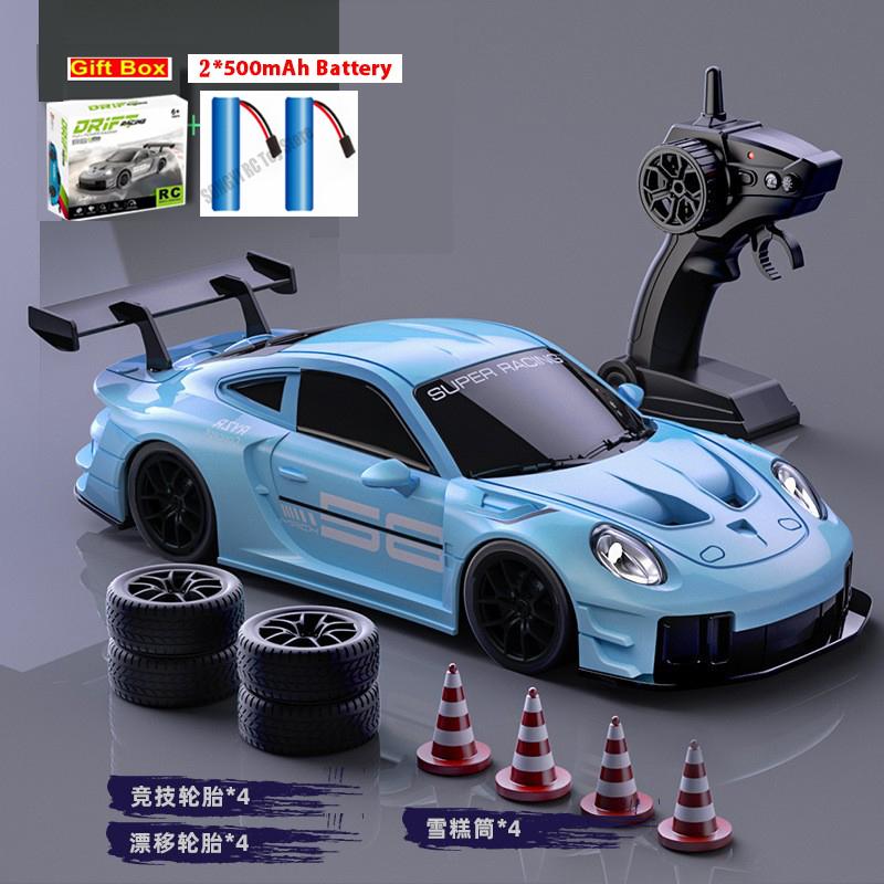 1/24 RC Car 2.4G High Speed Drift 4WD Remote Control Car With Led Light Radio Controlled Racing Model Boy Toy Best Kids Gift