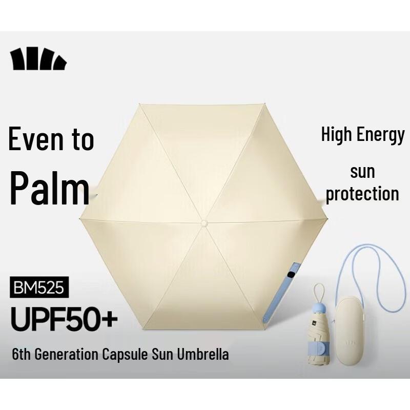 Beneunder UV Protection Automatic 5-Fold Capsule Umbrella