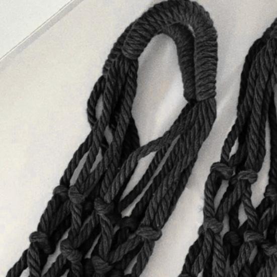 Handwoven Cup Sling Bag Hand Knitted Reusable Coffee Cup Holder Tea Cold