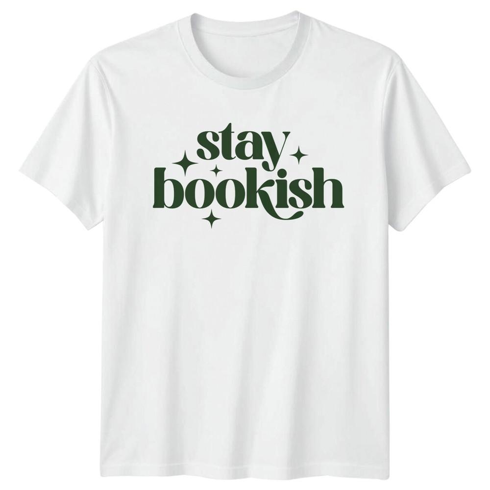 Stay Bookish TShirt Book Lover TShirt Reading TShirt Bookish Shirt S
