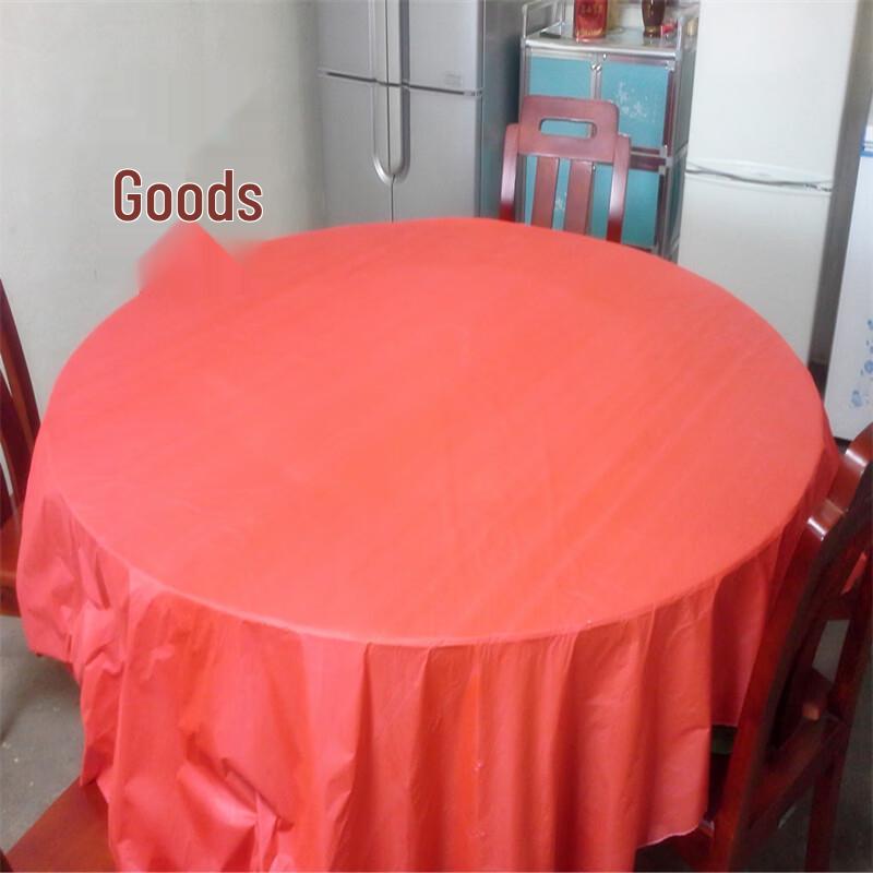 Disposable Solid Color Plastic Tablecloth