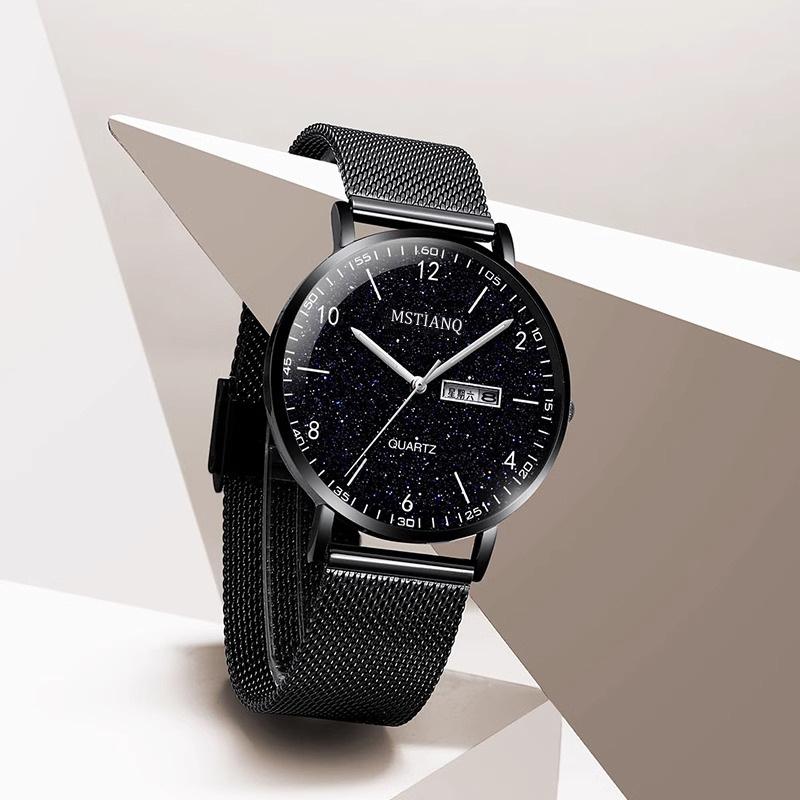High School Boys, Junior High School Students Test Waterproof Youth Watch Men'S Luminous Star Quartz Watch