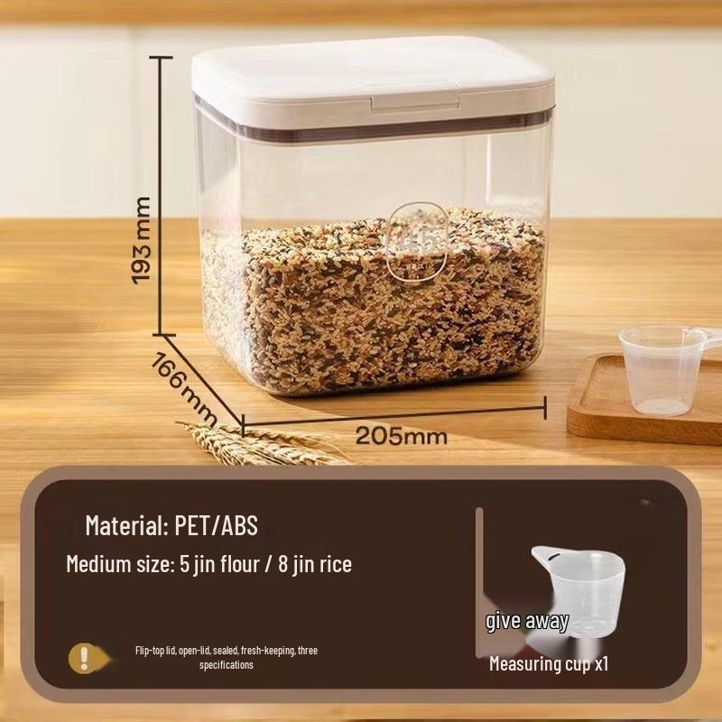 4.5L Press-Type Flour Storage Container