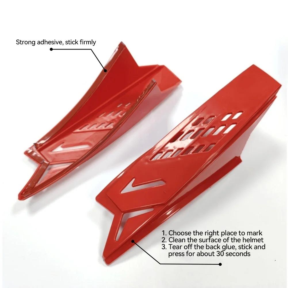 2Pcs Motorcycle Helmet Horn Motocross Racing Mohawk Horns Full Face Horn Stick Decoration